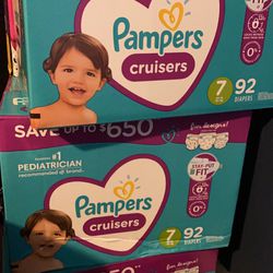 Pampers Cruisers Size 7 92 Count(  45 Each $)