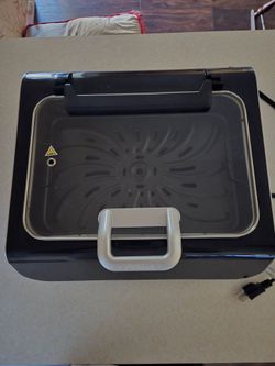 SMOKELESS GRILL AND AIR FRYER 6 QUART