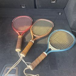 Racquetball rackets (3)