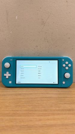 NINTENDO SWITCH LITE TURQUOISE W/CHARGER
