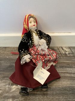 Vintage Collectible Doll  Greek