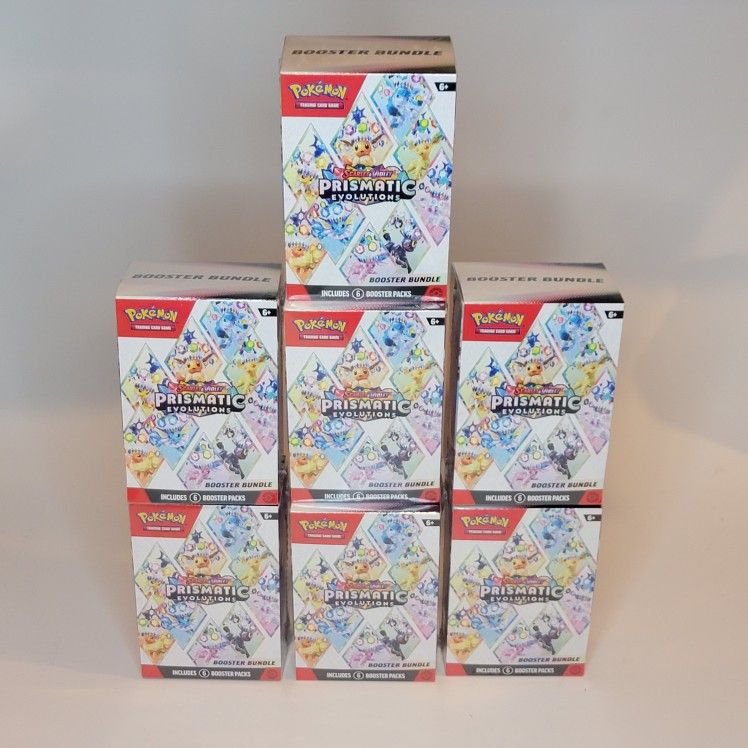 Prismatic Evolutions Booster Bundles Pokemon - bombsquadbeer.co.uk