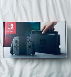 Nintendo Switch With Gray Left/Right Joy-Cons