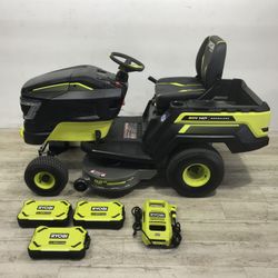 Ryobi 42" T42Li 80V Battery Electric Riding Lawn Mower Tractor