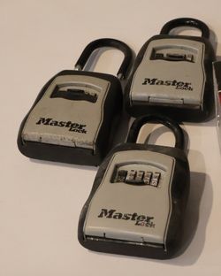 Master Lock Portable Combination Key Lockboxes (3 available)