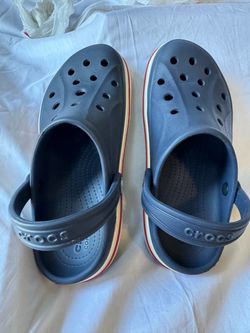 Crocs Clog Sandals Navy Blue Red