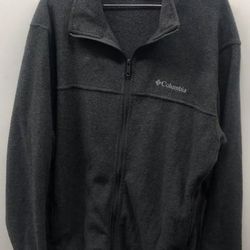 Columbia Full-Zip Fleece Jacket Men's Size L Pre-owned Excellent