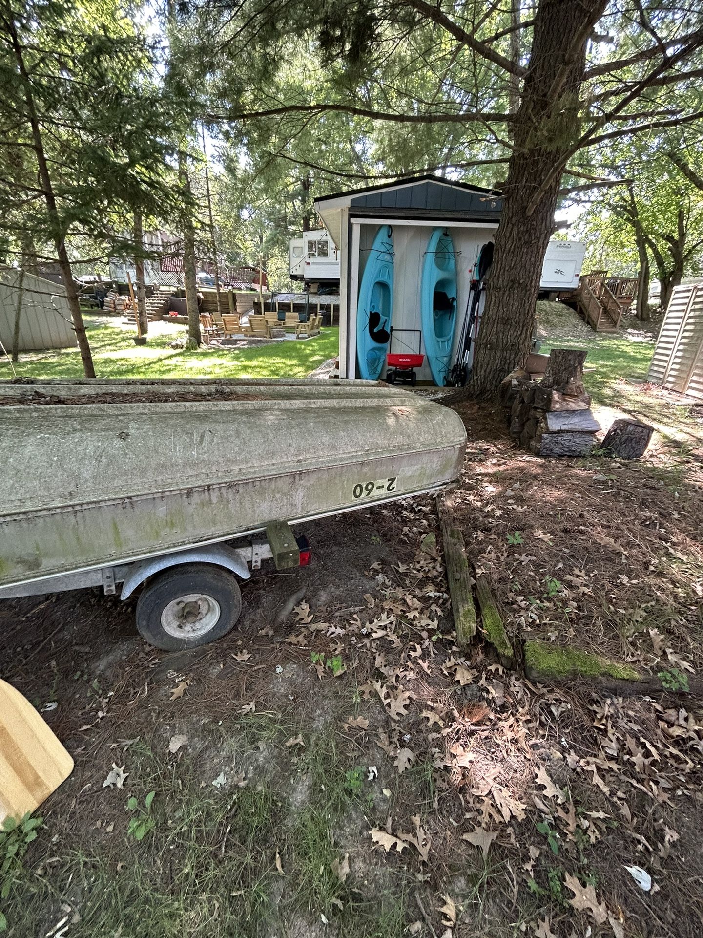 14 Ft Aluminum Boat With Trailer