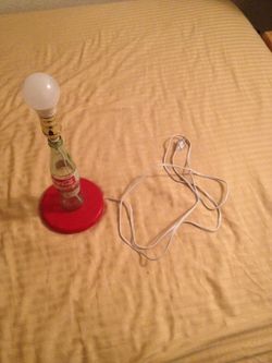 Coke-Cola bottle lamp