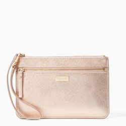 Nwt Kate Spade Pale Gold Wallet