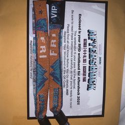 2 Friday VIP Aftershock Festival Tickets!