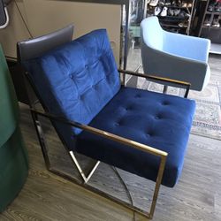 Chair Blue Velvet 