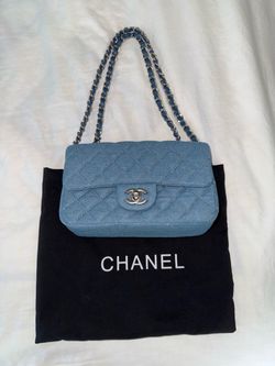 Chanel Classic Flap Bag Denim Blue