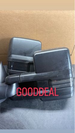 #18 For 99-02 Silverado Sierra Chevy  3500 Foldable power signal  Adjust Towing Mirrors