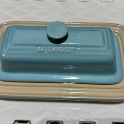 Le Creuset Butter Dish – Caribbean Blue  