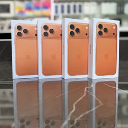 iPhone 17 Pro Max (Orange) 256GB, 512GB, 1TB, 2TB (Take It Home In Payments/ llévatelo a casa en pagos) 