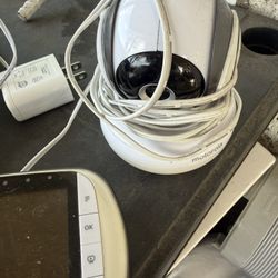 Baby camera and monitor with sleep sound device 