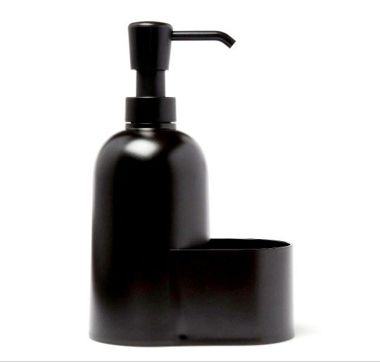 2 Room Essentials Black Plastic Soap Dispenser 