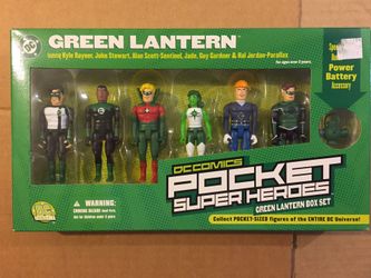 DC pocket superheroes Green Lantern set