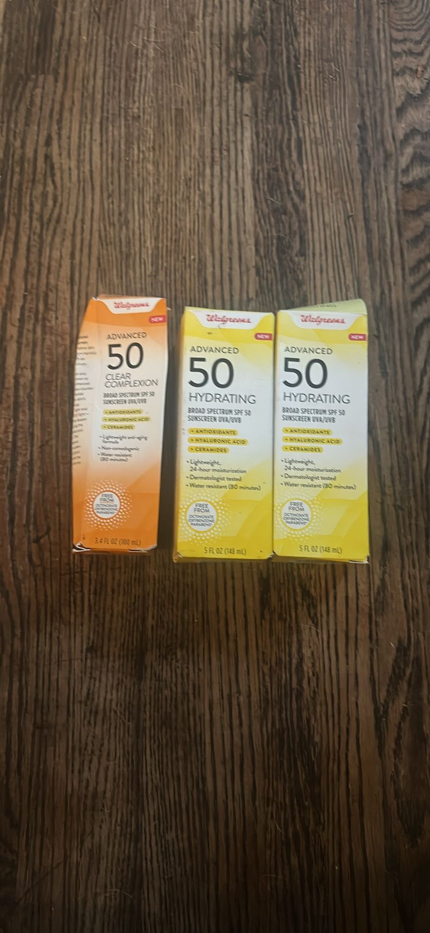 Sunscreen (3 Bottles)