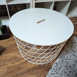 Wire Storage Coffee Table