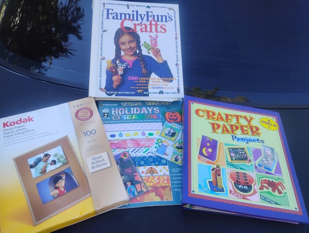 Paper Craft Books And Photo Paper