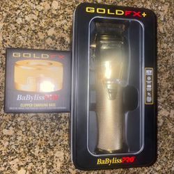 Babyliss Gold FX+ Clipper & Charging Stand