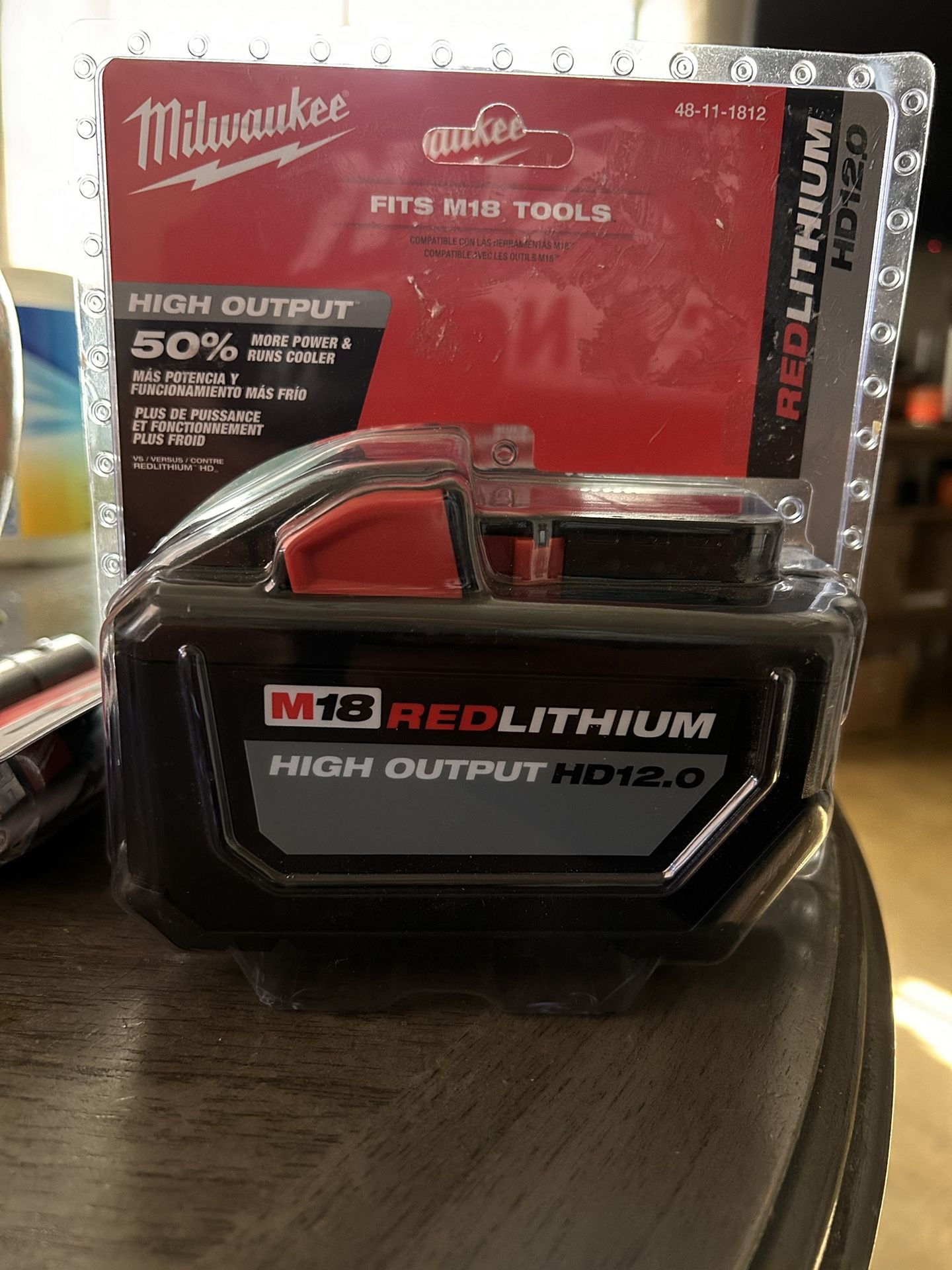 New Milwaukee M18 18-Volt Lithium-Ion High Output 12.0Ah Battery Pack