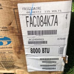 Frigidaire FAC084K7A4 8000 BTU AIR CONDITIONER 