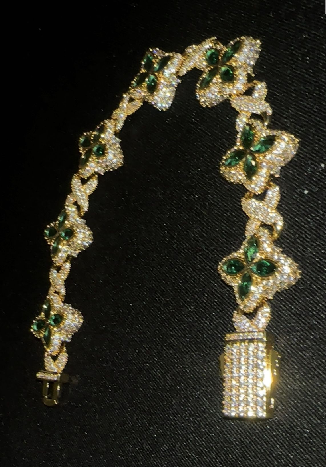 18 k Gold-plated Clover Bracelet