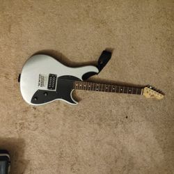 Guitar (Grey Sparkled) Half Used Missing One String (High E)