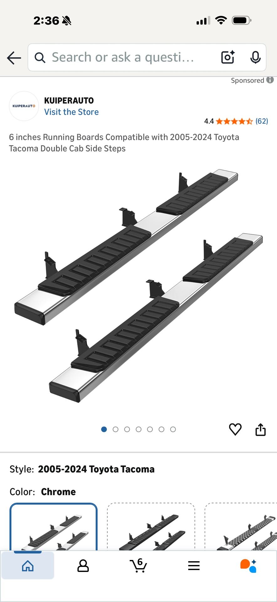 2005-2024 Tacoma Double Cab Running Boards