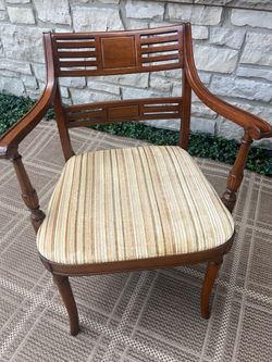 Vintage upholstered armchair