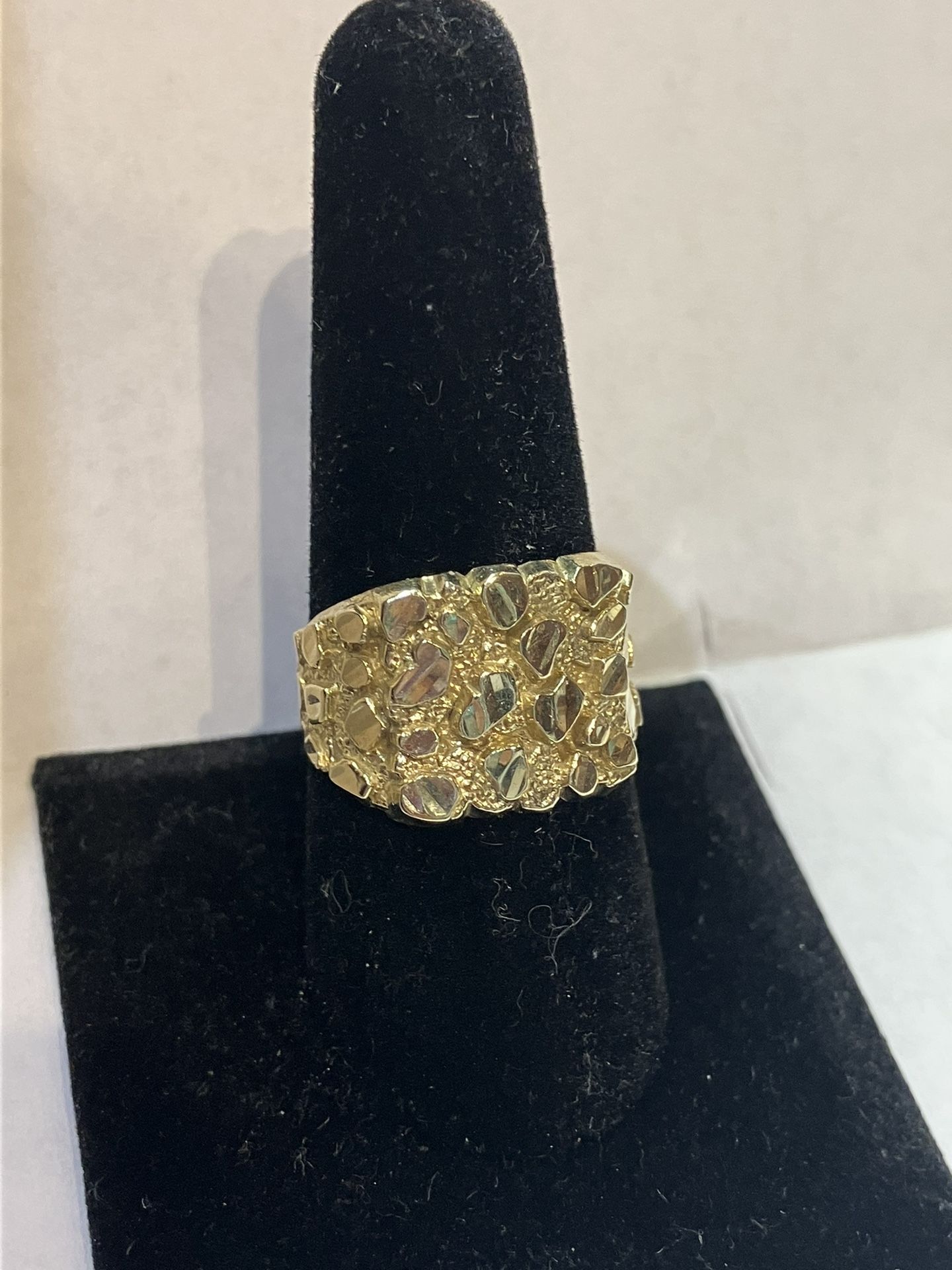 10k Gold Nugget Ring #110172-1 MJ