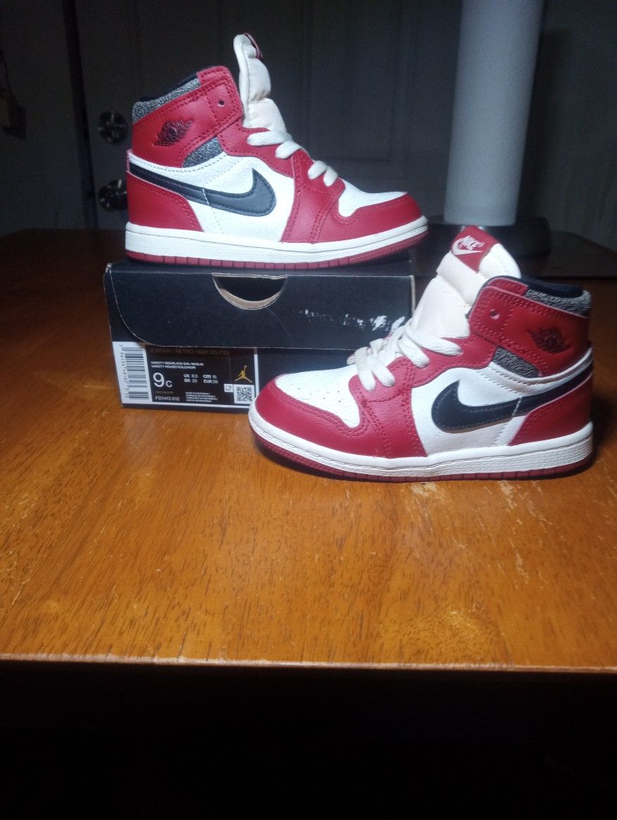 Lost And Found Jordan 1 Toddler Size 9c