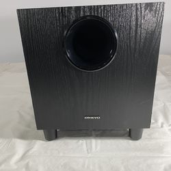 Onkyo Model SKW-390 130 Watts Max Black Subwoofer Only Preowned Tested & Working