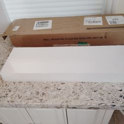Floating Shelves ( 2-pack, white)