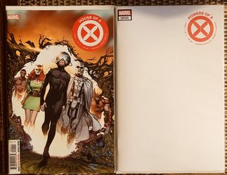 House of X 1 and Powers of X 1 variant first print HOT!