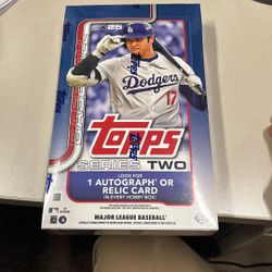 2025 Topps Baseball Series 2 Sealed hobby Box