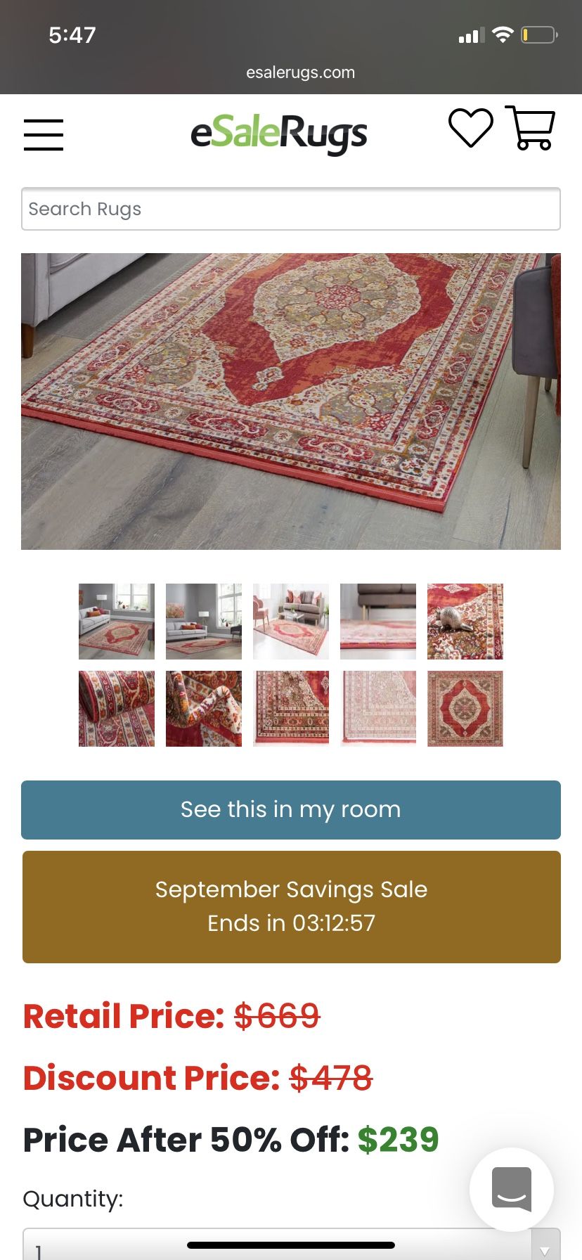 8X10 Area Rug
