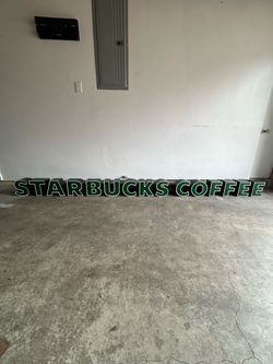 Starbucks Coffee Large Channel Letter Sign
