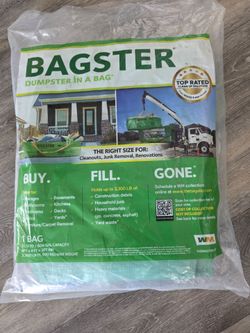 Bagster Dumpster in a Bag New