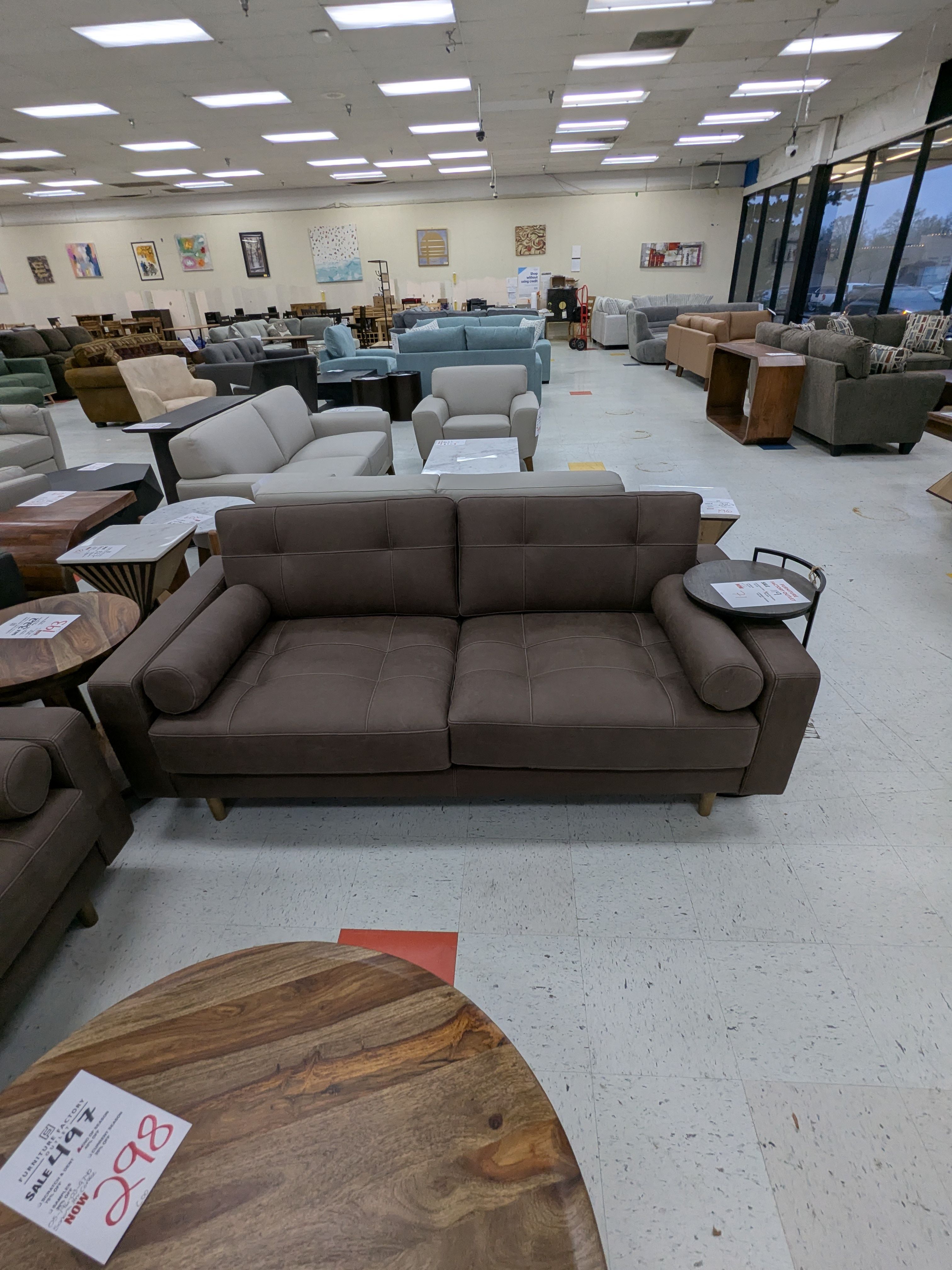 COOPER LEATHER SOFA & LOVESEAT