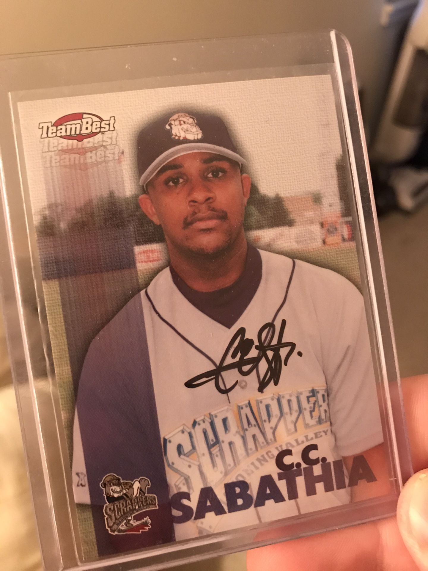 CC Sabathia 1999 Team Best autograph certified card