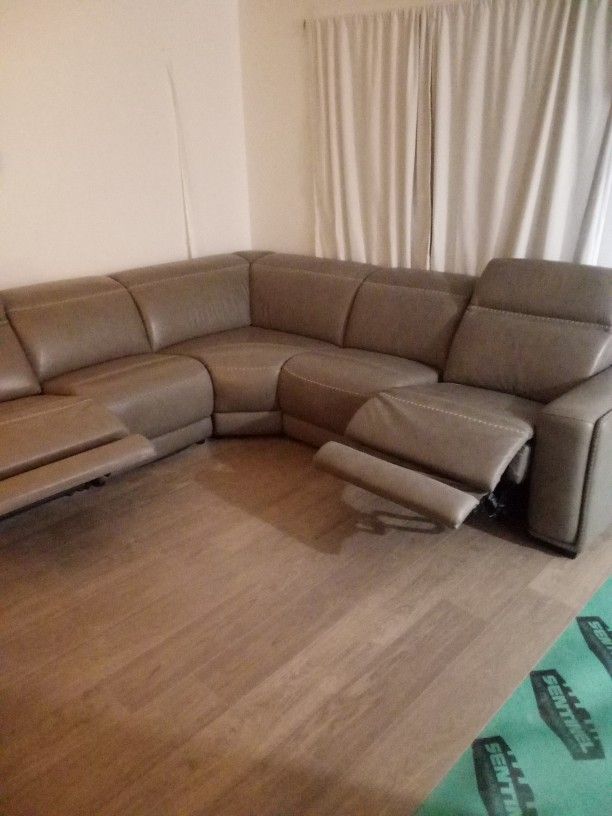 Sillón De Piel Seccional