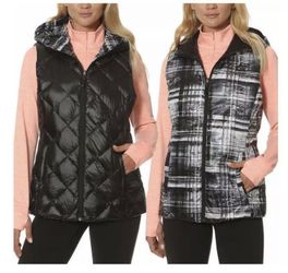 NWT Gerry reversible packable down puffer vest. Sz Small