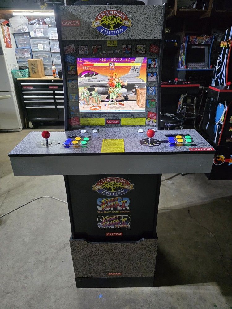 Heavily Modded Street Fighter 2 Champion Edition Arcade Cabinet Rpi5 18,000k Games