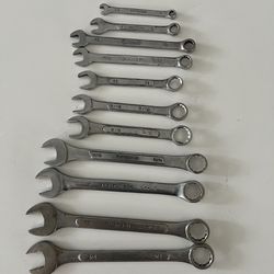 Bundle of Wrenches Set / 12pt Flare Nut/Line ( Lot of 11)