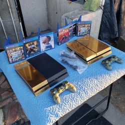 3 Great Games, 1 Original Controller & Playstation 4 PS4 500GB $200! OR. BOTH combos $400!. Trade are welcome Noo Trash needed