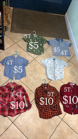 Boys 4T to 5T shirts